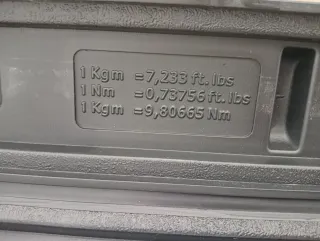 Llave dinamométrica Powerfix 42-210 Nm