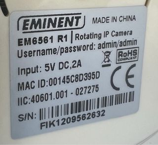 Cámara Vigilancia Eminent EM6151 R1 WIFI