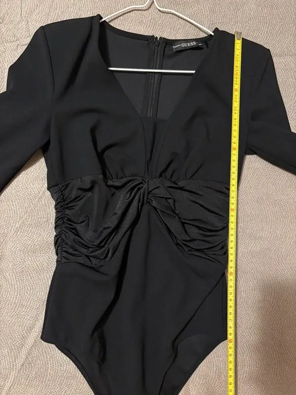 Body Guess nero manica lunga