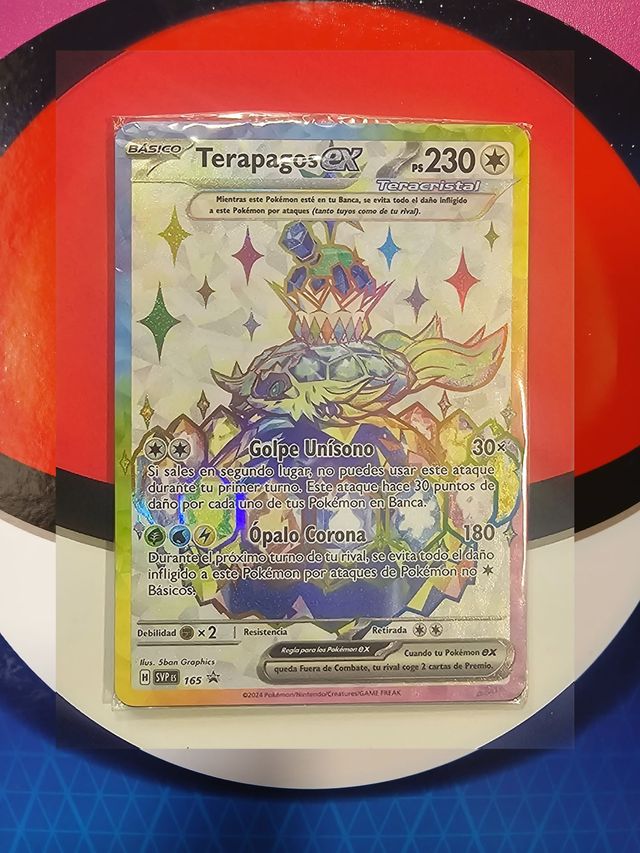 Carta Pokémon Terapagos ex (SVP 165)