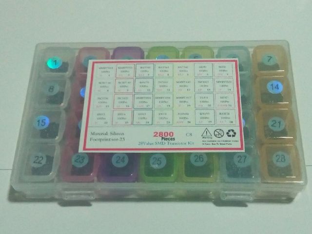 Kit Transistores SMD SOT-23 2800 Piezas