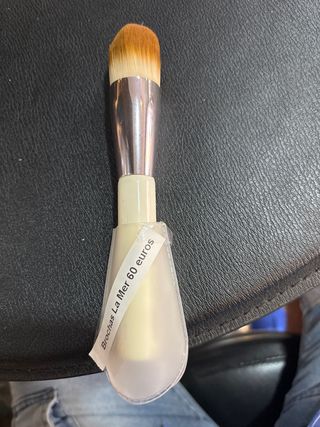 Brocha maquillaje La Mer Beige/Plata