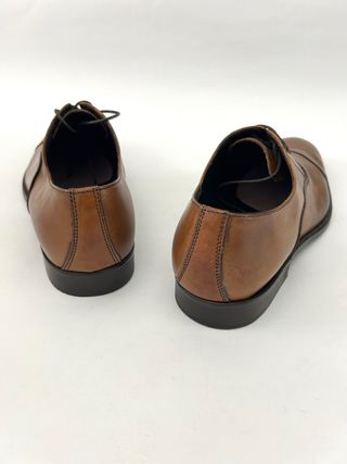 Scarpe eleganti con lacci uomo vera pelle 46