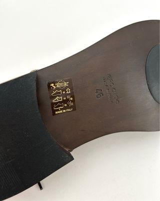 Scarpe eleganti con lacci uomo vera pelle 46