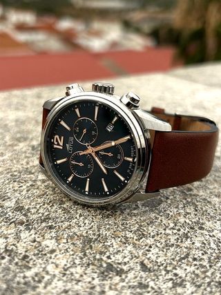 Reloj Lotus 18691 - Esfera Azul y Correa Marrón