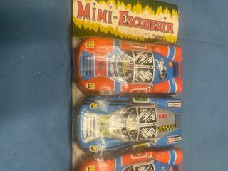 6 Coches de Chapa Mini-Escuderia J. Cubas