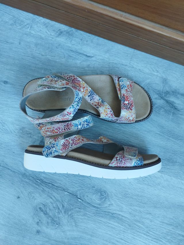 Sandalias Remonte Mujer Talla 38 Multicolor