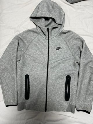 Sudadera Nike Tech Fleece Gris Original
