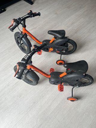 2 Bicicletas niño 3-5 años. como nuevas, 2 usos.