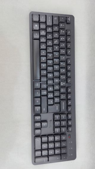 Trust Wireless Keyboard AZERTY Teclado Silencioso