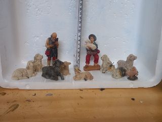 PASTORI PRESEPE CON PECORE