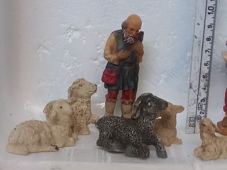 PASTORI PRESEPE CON PECORE