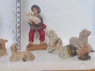 PASTORI PRESEPE CON PECORE