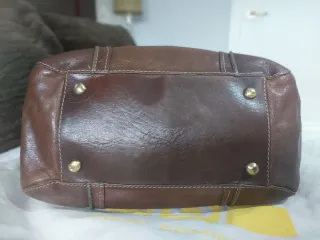 Bolso Piel Adolfo Dominguez Marrón
