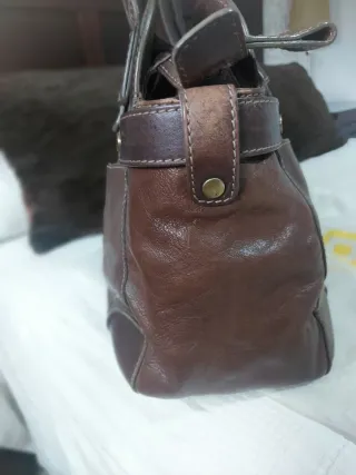 Bolso Piel Adolfo Dominguez Marrón
