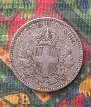 Moneda 20 Cent 1918 Italia 