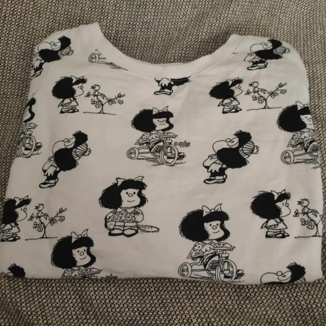 Sudadera Mafalda Blanca