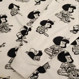 Sudadera Mafalda Blanca