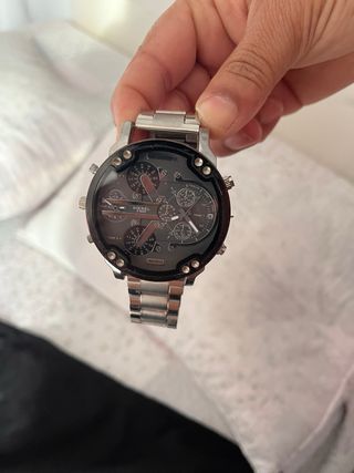 Reloj Diesel Negro y Plateado