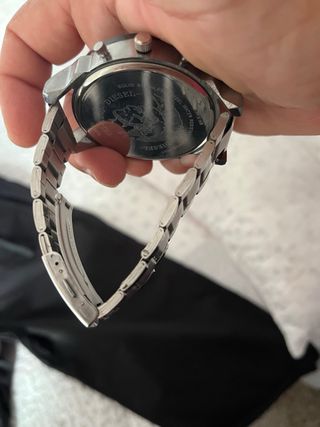 Reloj Diesel Negro y Plateado