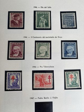 Sellos España 1945-1947