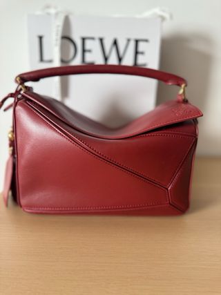 Bolso Loewe Puzzle Featherlight Rojo