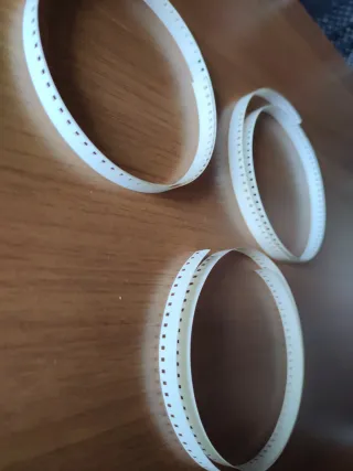 3 Nastri Coda Colas Bianca Bobine 8mm