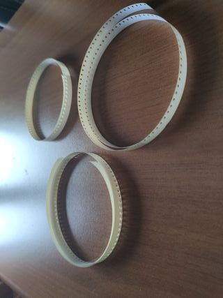 3 Nastri Coda Colas Bianca Bobine 8mm