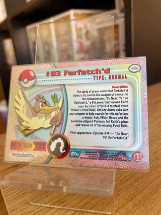 Pokemon Topps Prismatico Farfetch'd #83