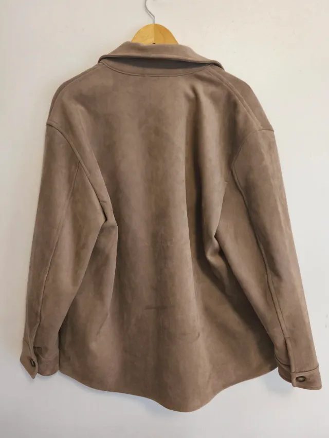 Abrigo H&M Talla M Marrón