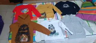 Lote 5 jerseys niño 5 años