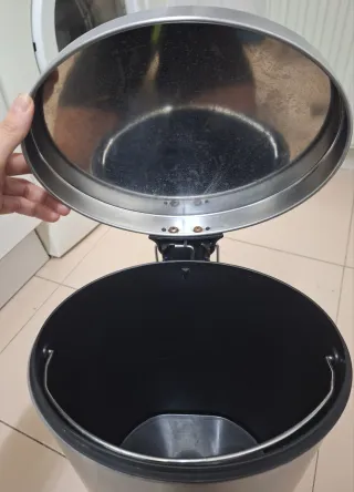 Cubo basura acero