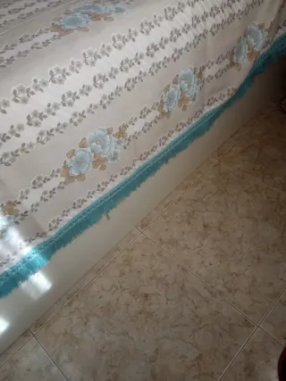 Colcha antigua floral