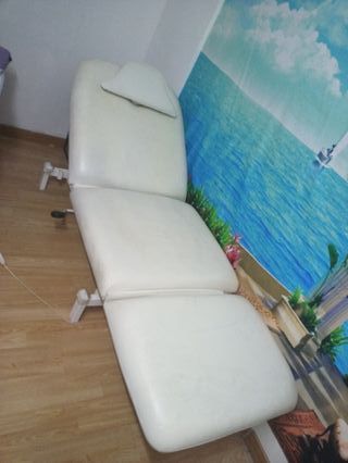 Camilla de masaje blanca