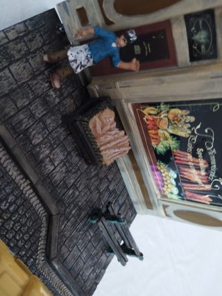 Maqueta furgoneta 4F con Diorama Panadería.