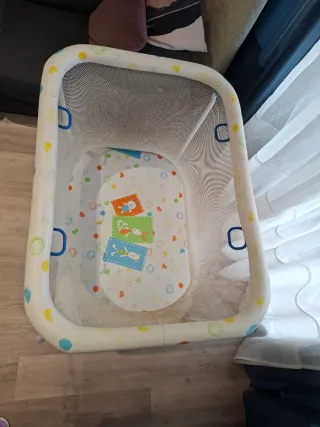 Parque infantil polipiel blanco