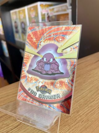 Pokemon Topps Grimer Holo Prata