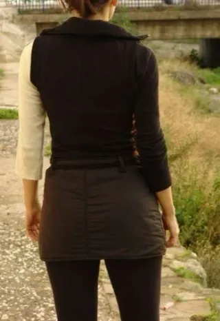 Chaleco acolchado negro