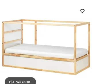 Cama Kura litera Ikea Madera
