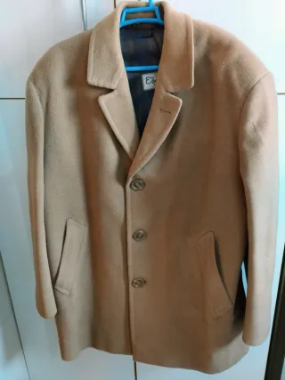 Chaquetón vintage caballero beige