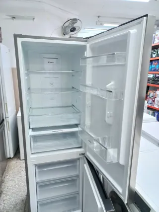 Nevera Candy plateada