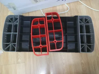 Step de Fitness Negro y Rojo