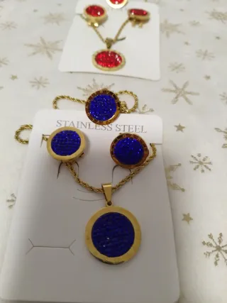 Conjunto Guess Corazón Acero Inoxidable