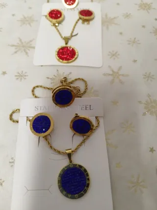 Conjunto Guess Corazón Acero Inoxidable