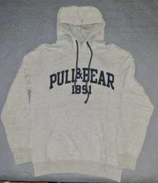 Hoodie Pull&Bear Cinza Tamanho S