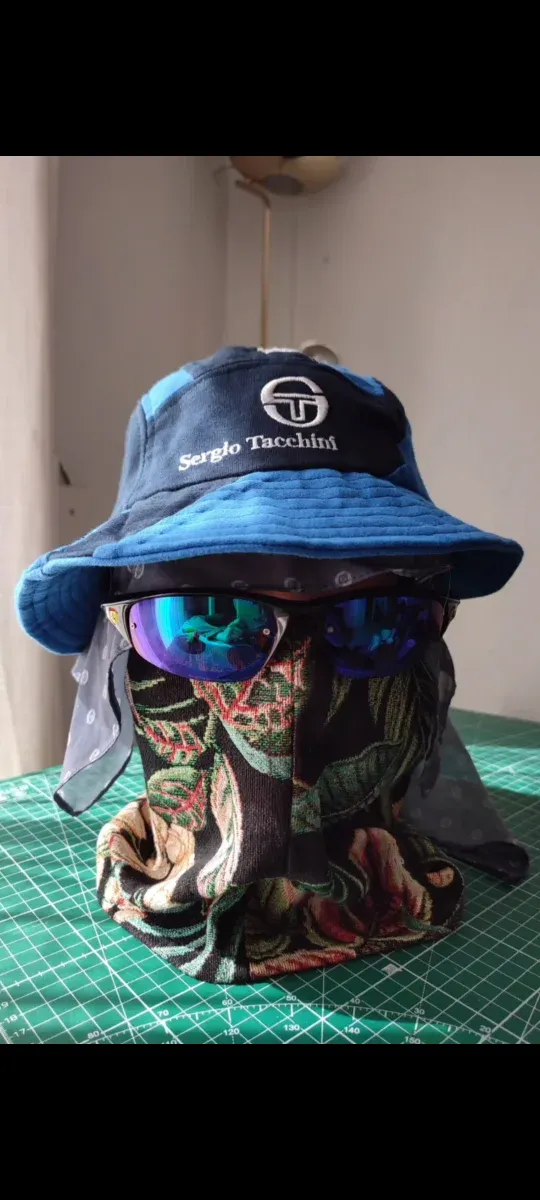 Bucket Hat Sergio Tacchini-Gorro handmade ♻️