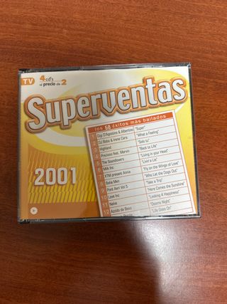 CD Superventas 2001 - 4 CDs