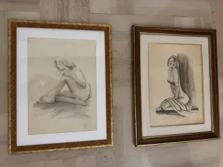 Coppia quadri anni '80