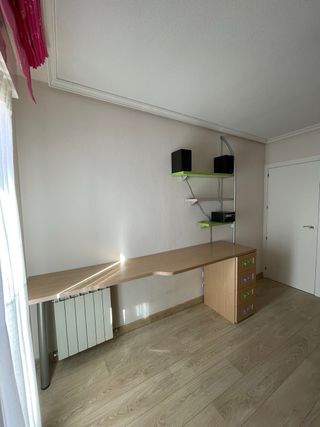 Litera con escritorio y armario