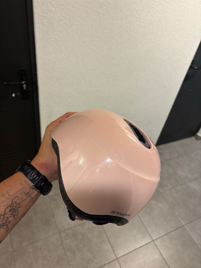 Casco bici infantil rosa